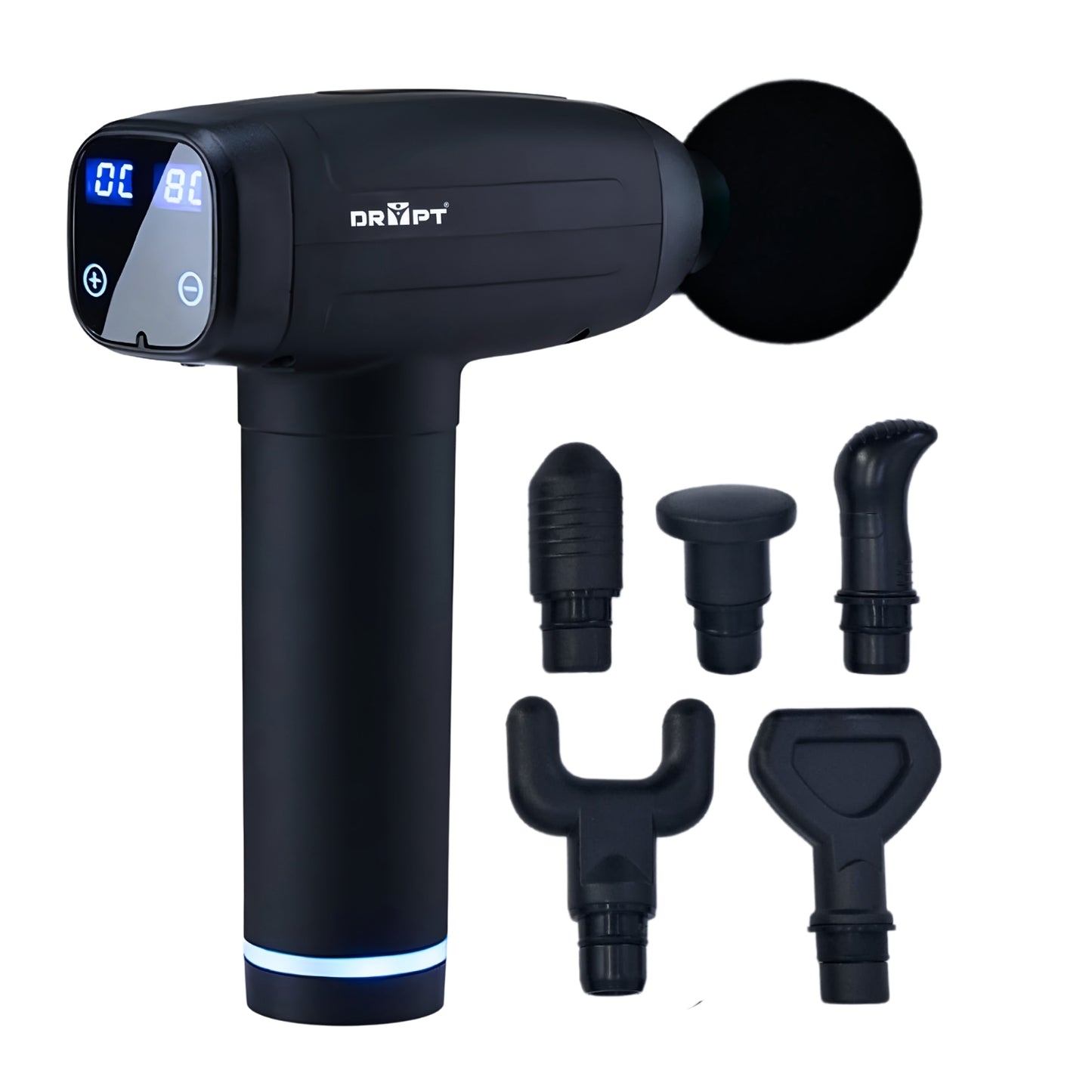 Gun Massager LCD