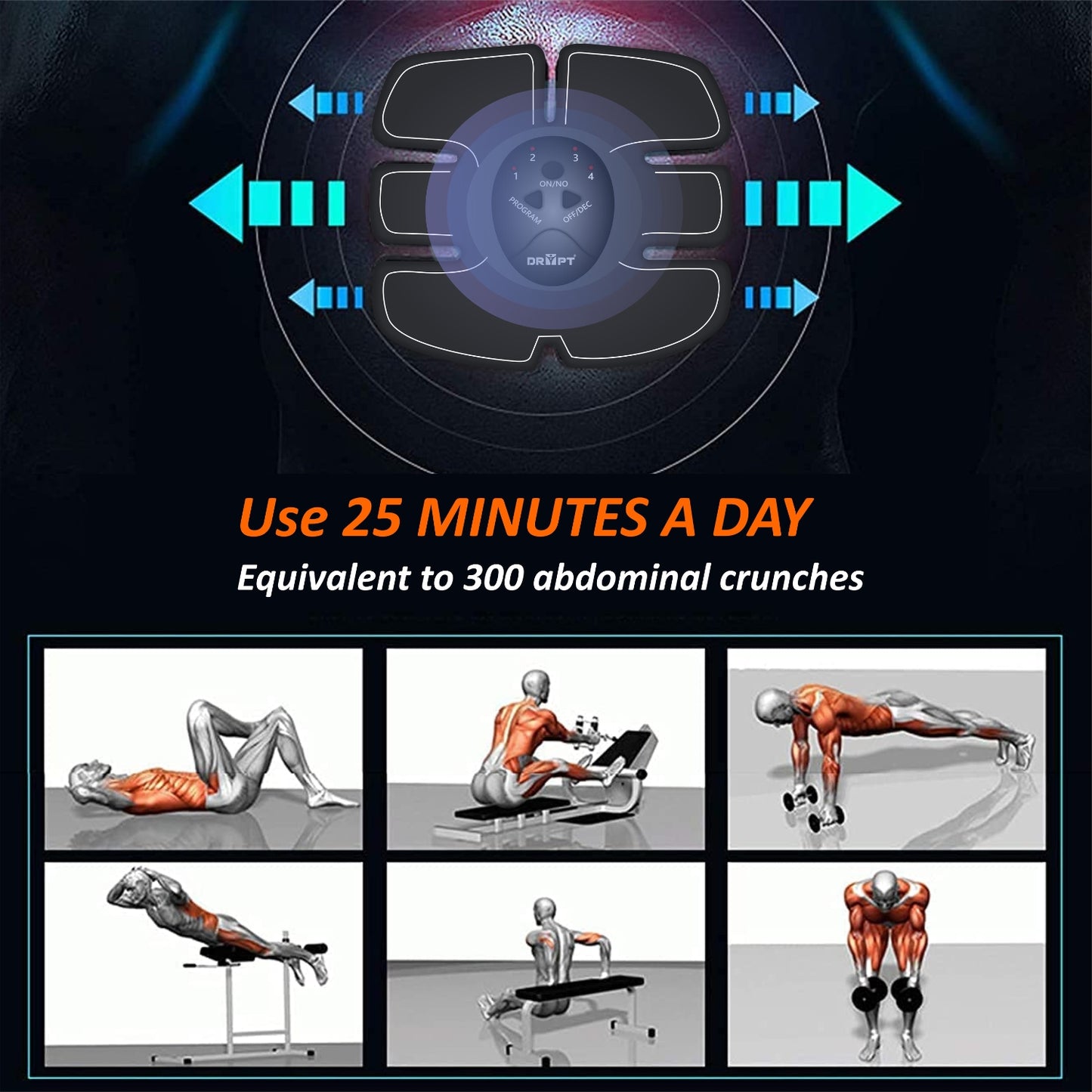 HIP MASSAGER  + ABS AND ARM MASSAGER abdomen massgaer