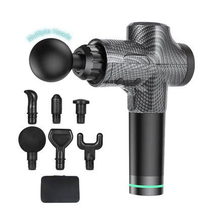 GUN MASSAGER LCD  + Scalp Massager